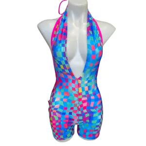 AIRBENDER | Playsuit | Halter Romper | Festival Outfit | Rave Jumpsuit | Boho