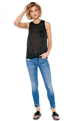 App Happy Cropped Skinny Jeans