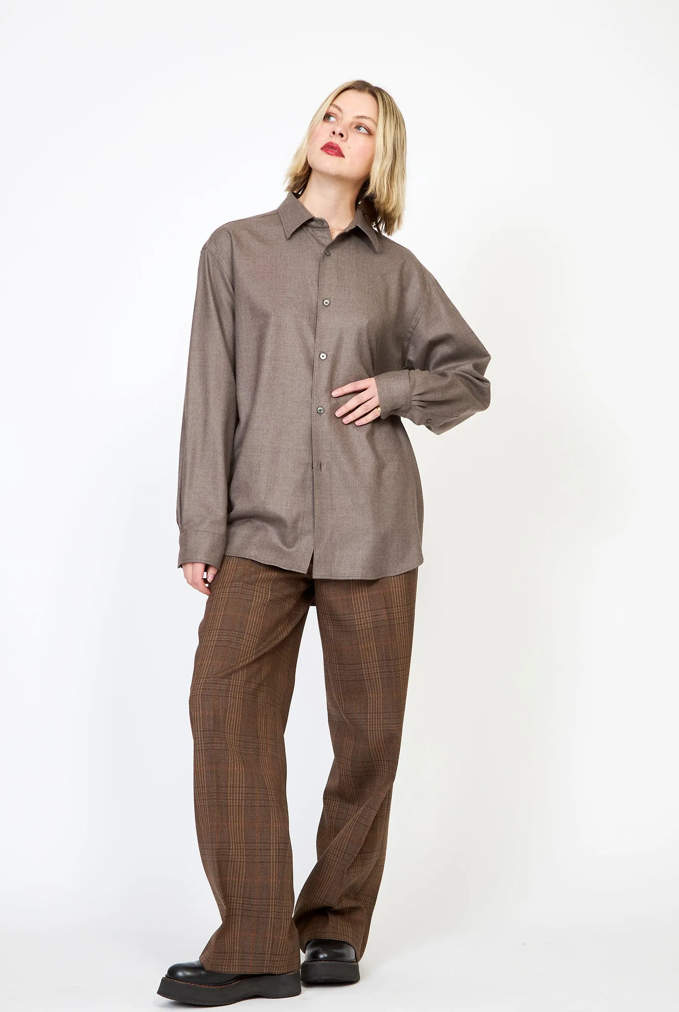 AURALEE Super Light Wool Shirt