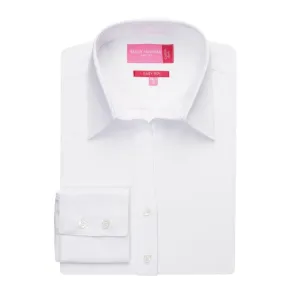 BA085-6 Brook Taverner Ladies Palena Long Sleeve Shirt White Size 20