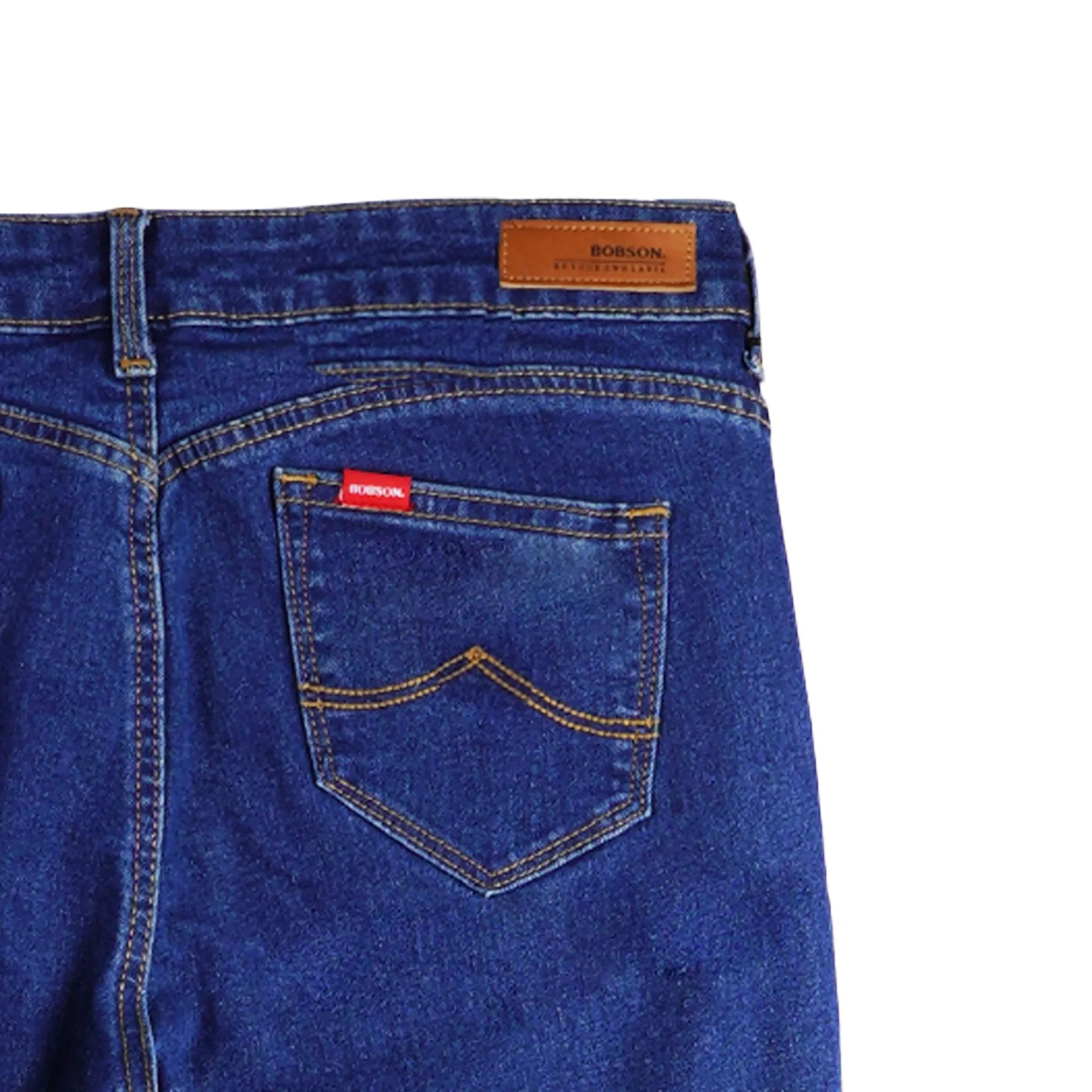 Bobson Japanese Ladies Basic Denim Super skinny 152562-U (Medium Shade)