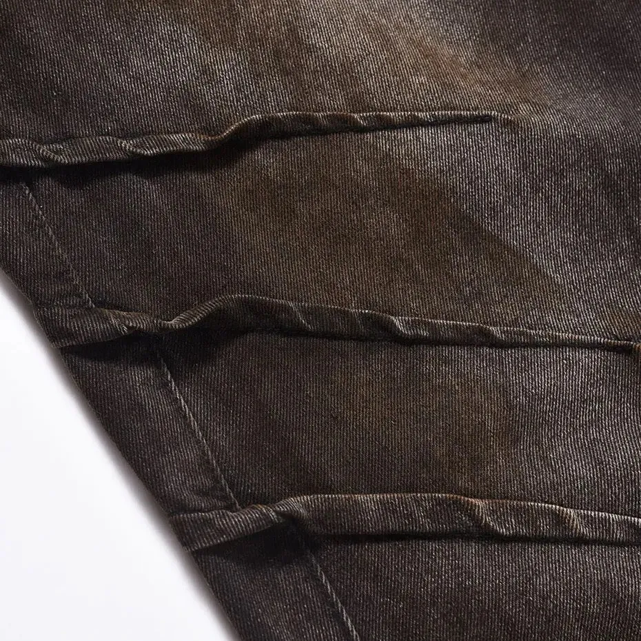 Brown Riptide Denim Pants