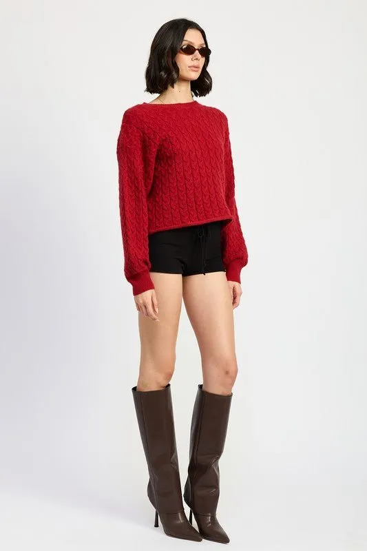 Cable Knit Sweater