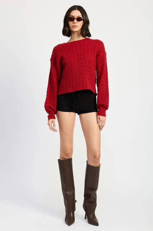 Cable Knit Sweater