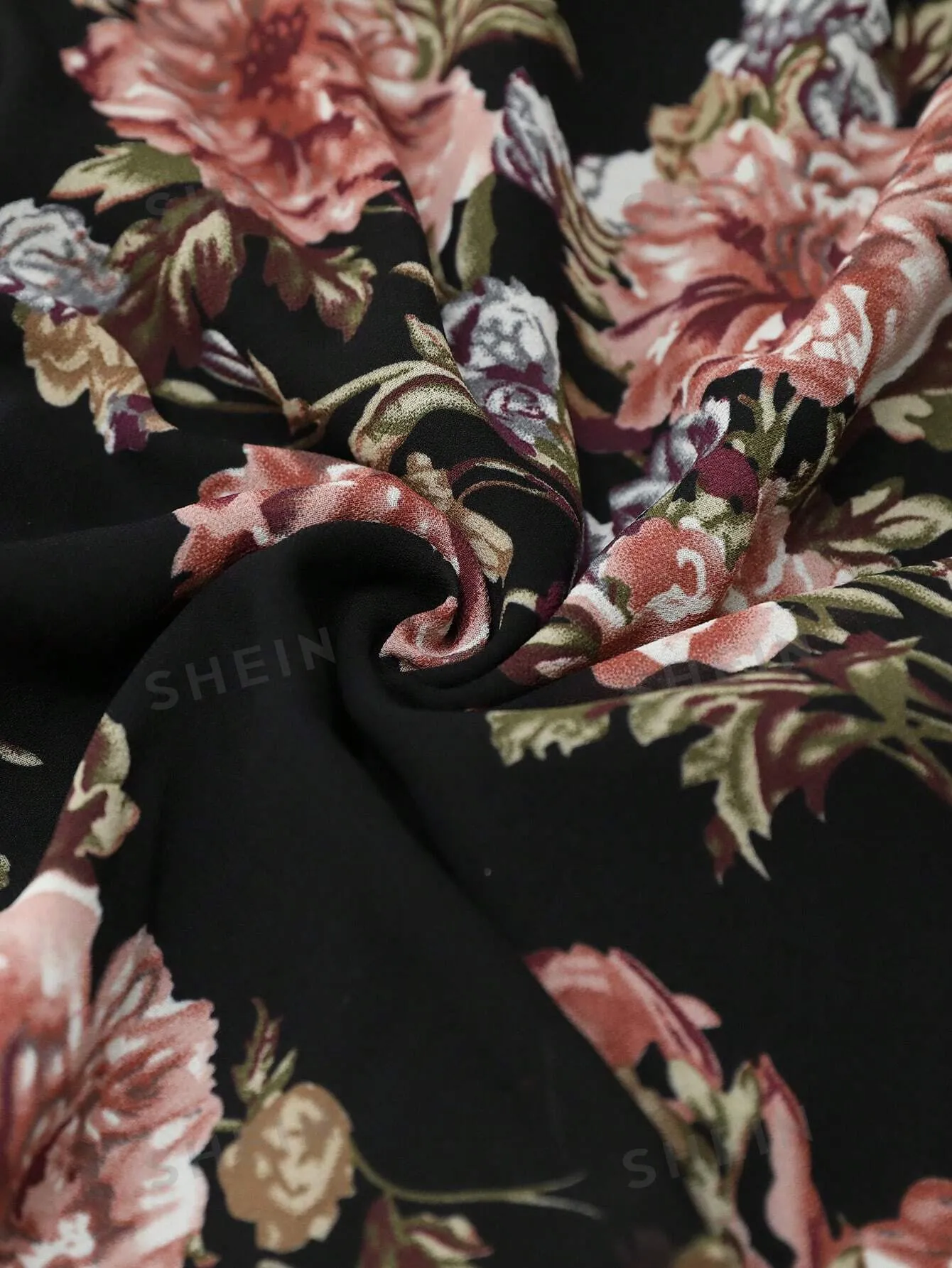 Clasi Women's Elegant Floral Print Wide Leg Jumpsuit