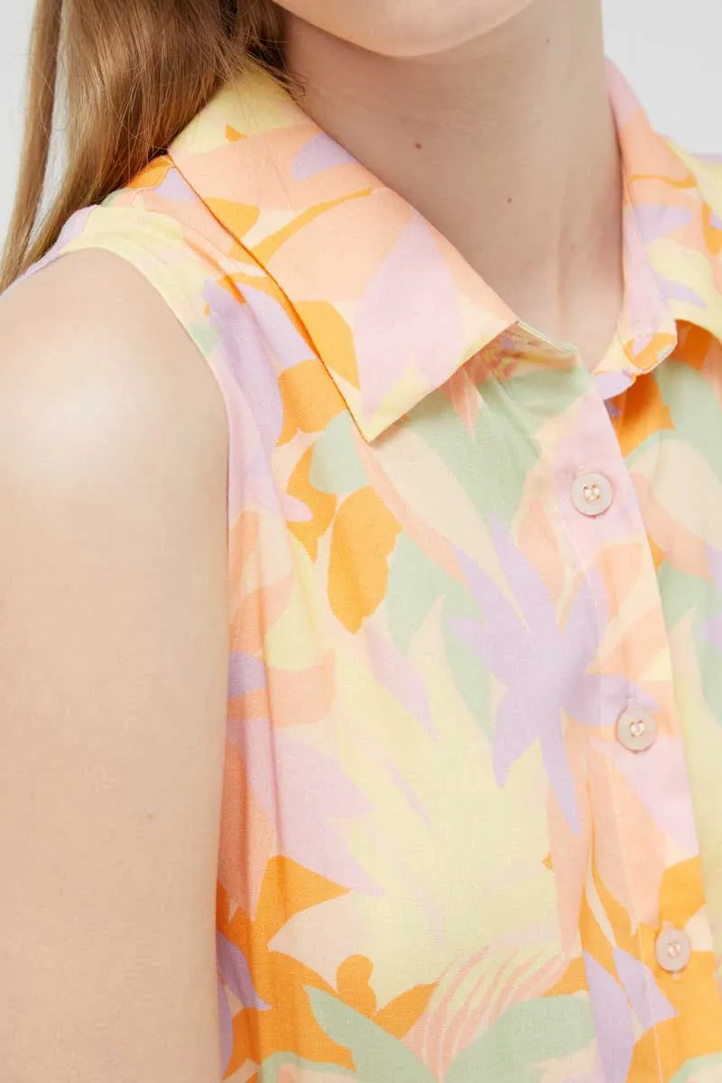 Compania Fantastica Pluvia pastel floral long jumpsuit