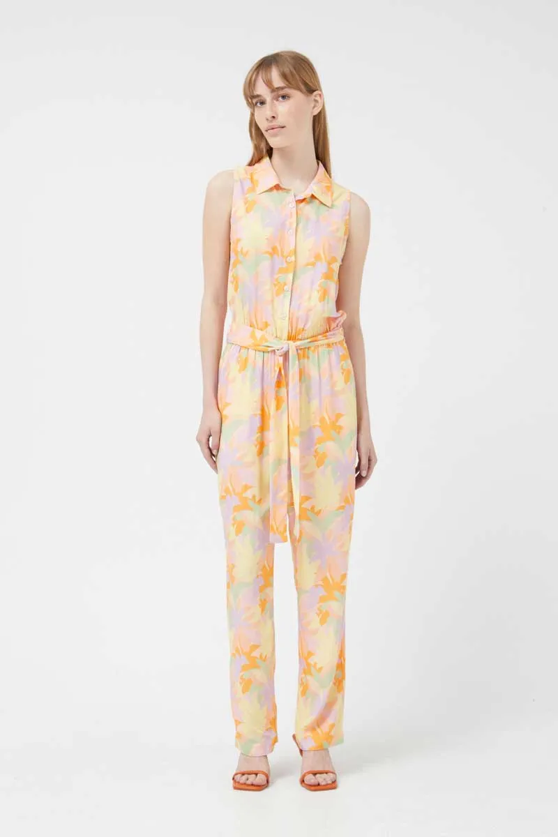 Compania Fantastica Pluvia pastel floral long jumpsuit