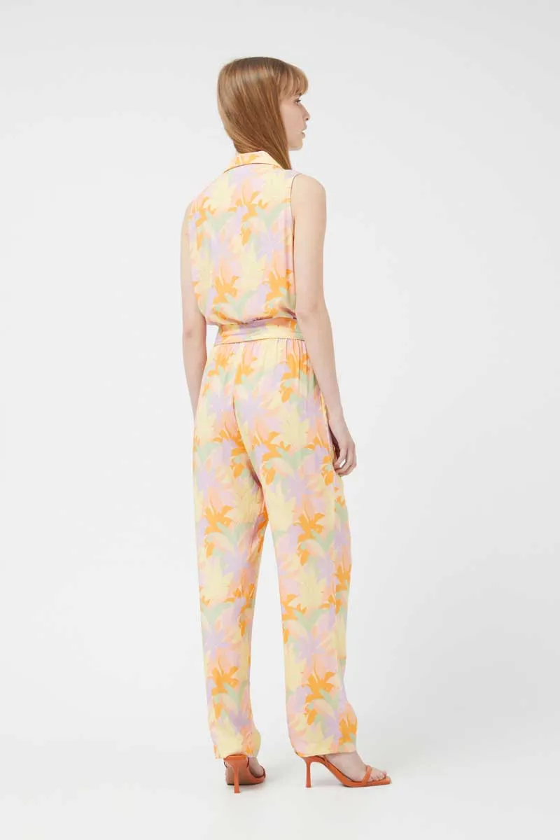 Compania Fantastica Pluvia pastel floral long jumpsuit