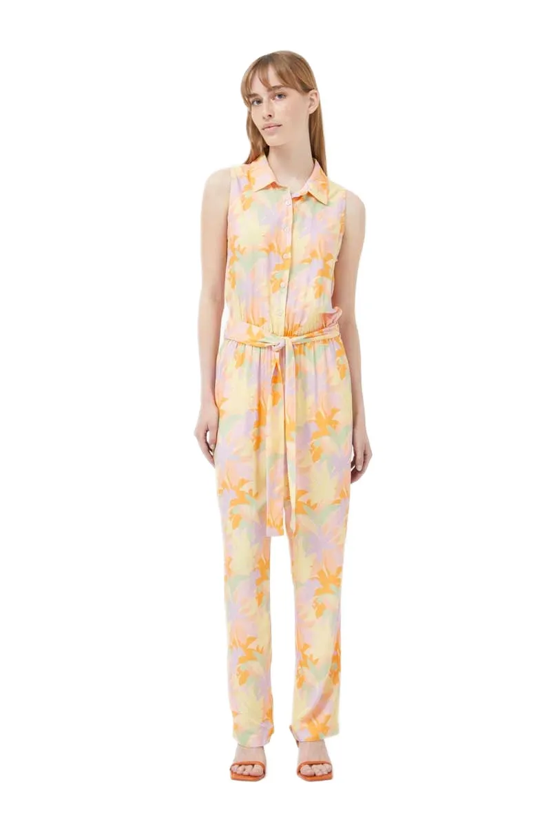 Compania Fantastica Pluvia pastel floral long jumpsuit