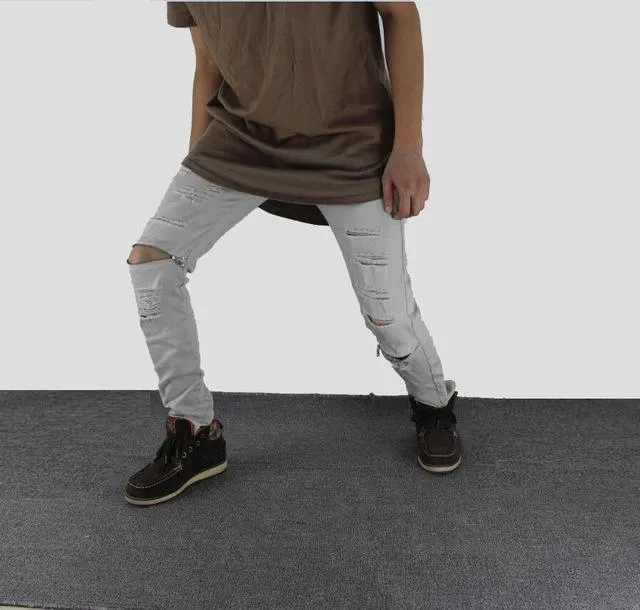 Destroyed Skinny Jeans For Men