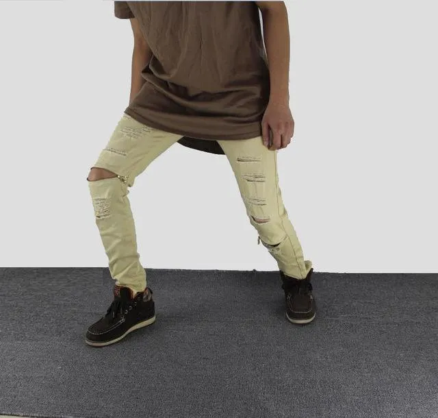 Destroyed Skinny Jeans For Men