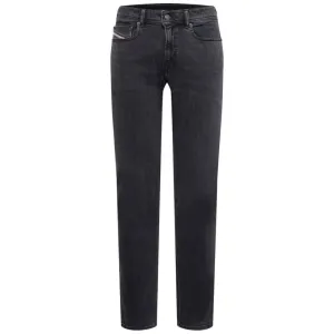 Diesel Sleenker Black Denim Jeans