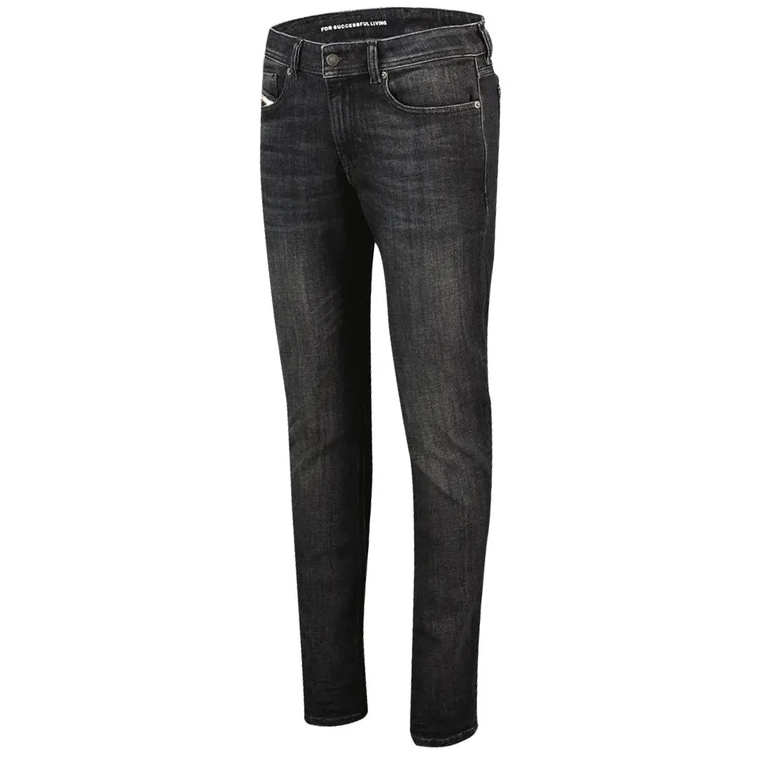 Diesel Sleenker Black Denim Jeans
