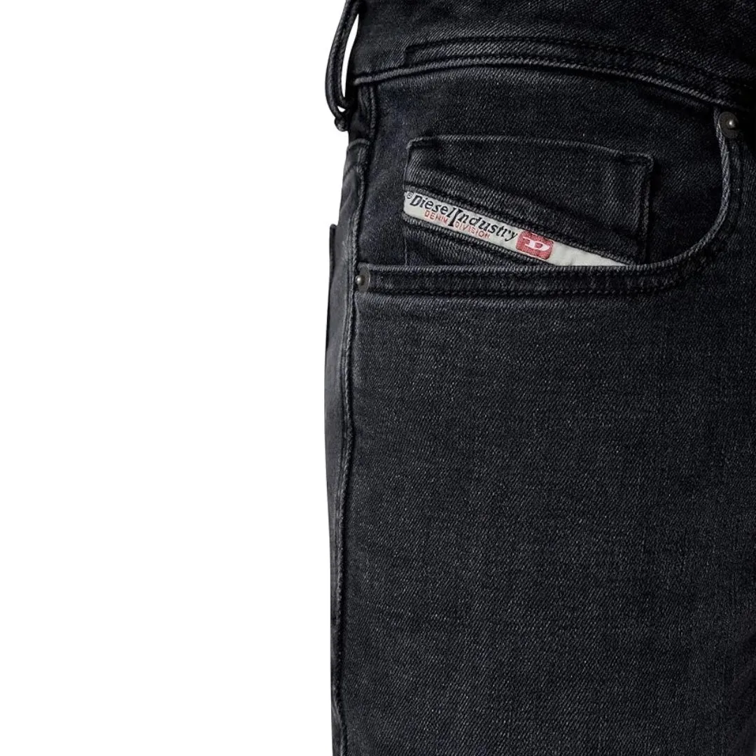 Diesel Sleenker Black Denim Jeans