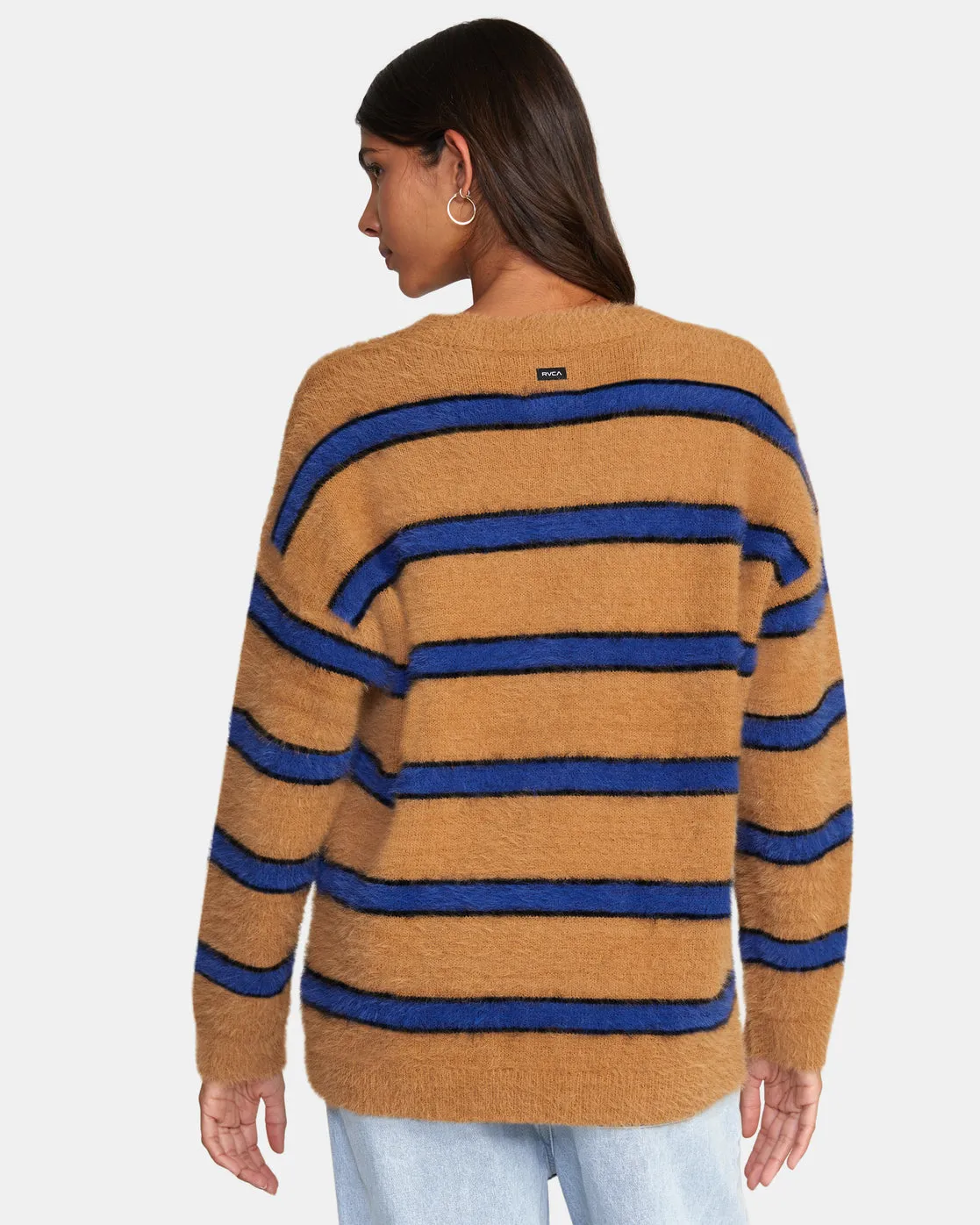 Here We Are Cardigan Sweater - Tobacco