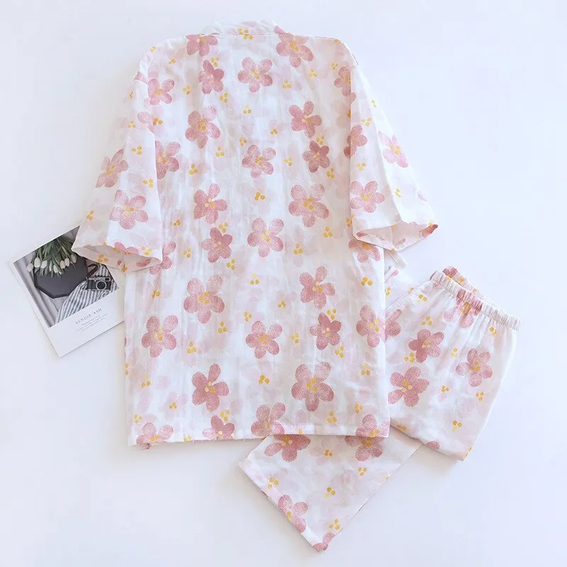 Japanese Kimono Styled Pajama Set