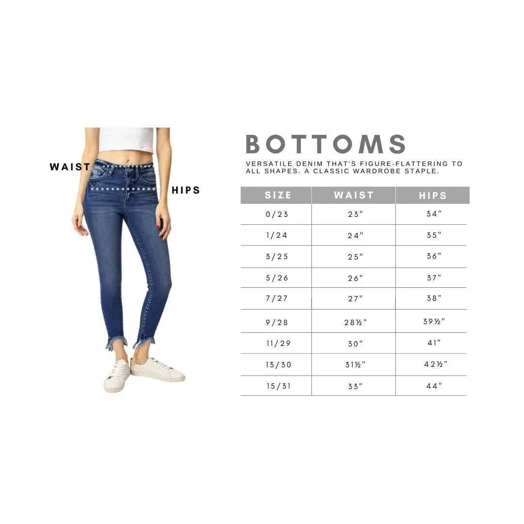 KanCan Mid Rise Ankle Skinny Jeans