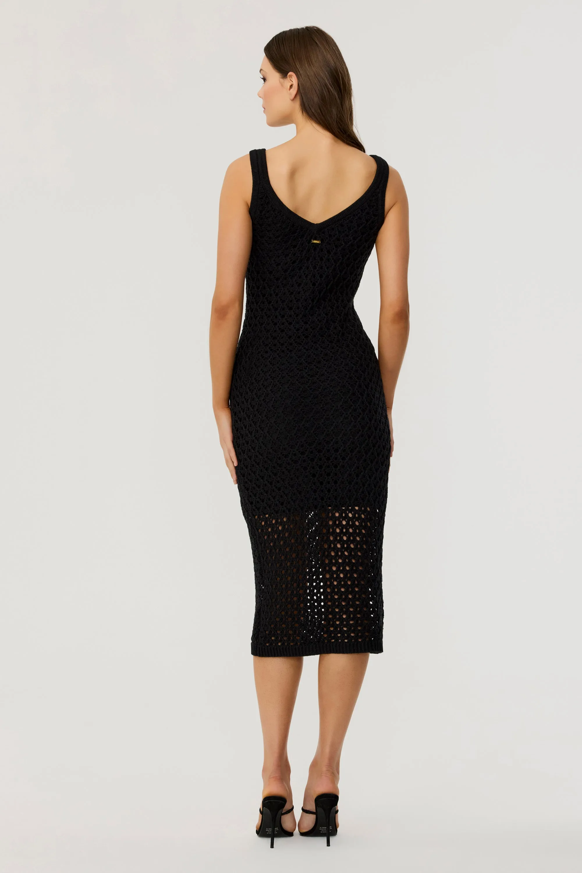 Kayla Crochet Midi Dress
