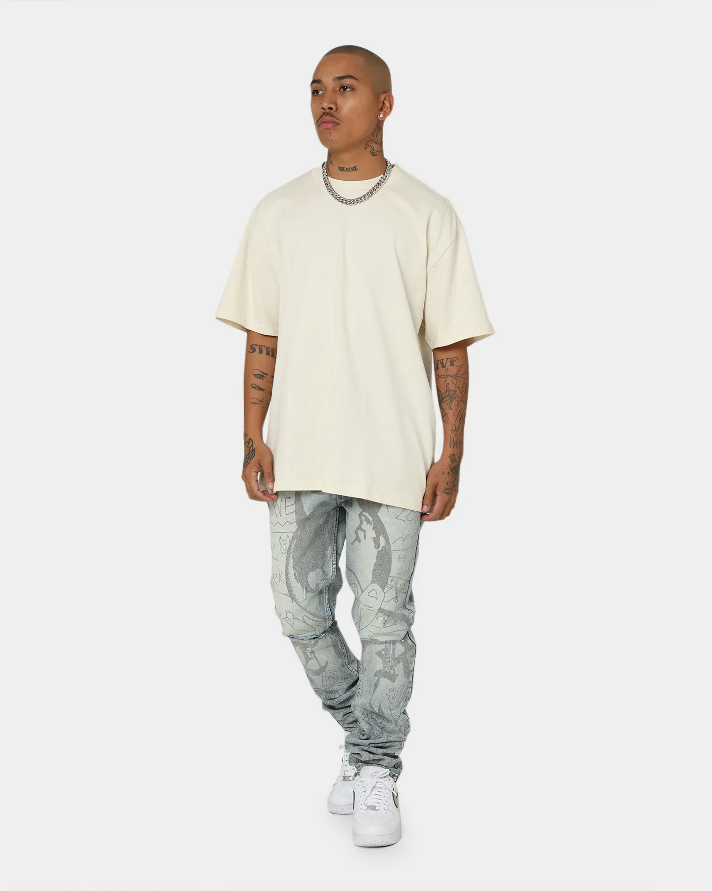 Ksubi Van Winkle Devil Smash Jeans Denim Light