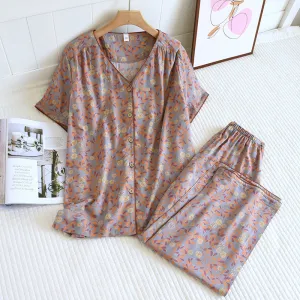 Light Cotton Printed Pajama Set