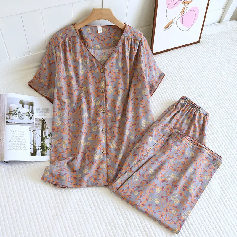 Light Cotton Printed Pajama Set