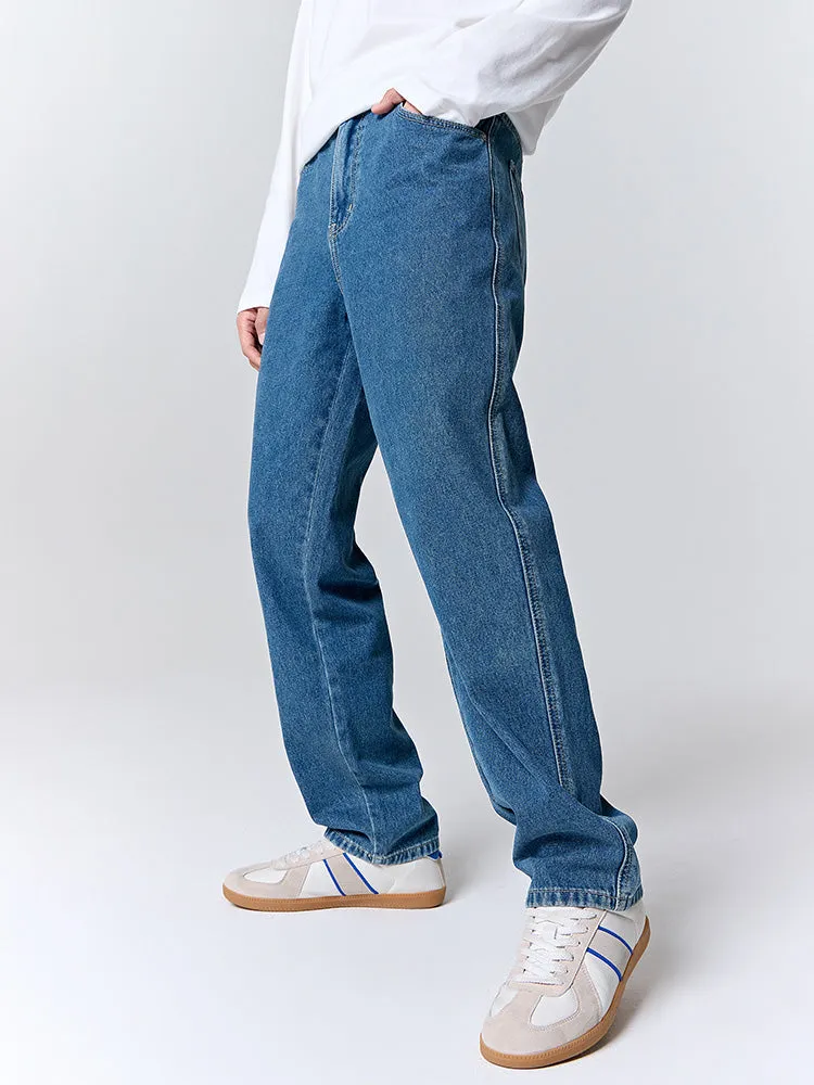 Men's brown straight pants