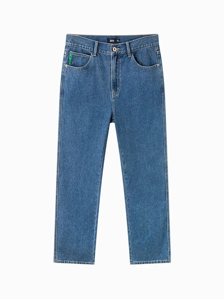 Men's brown straight pants