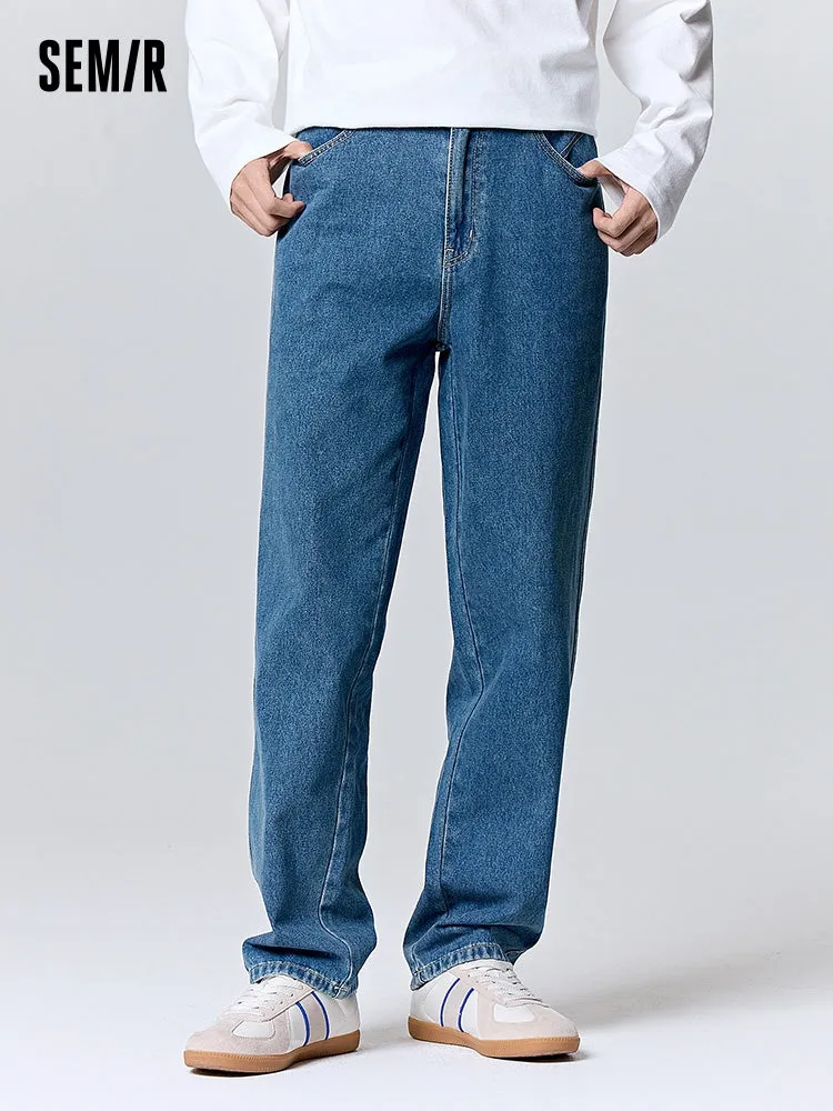 Men's brown straight pants