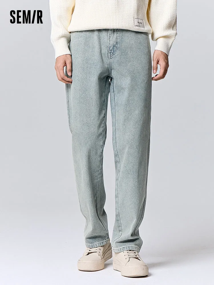 Men's brown straight pants
