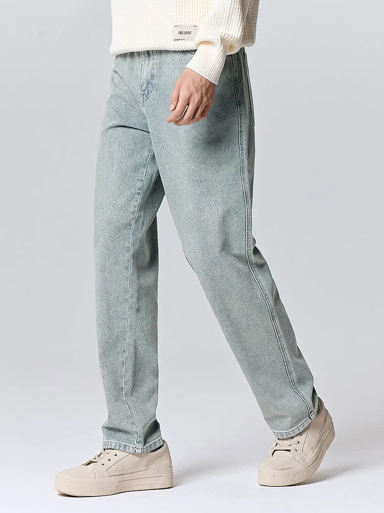 Men's brown straight pants