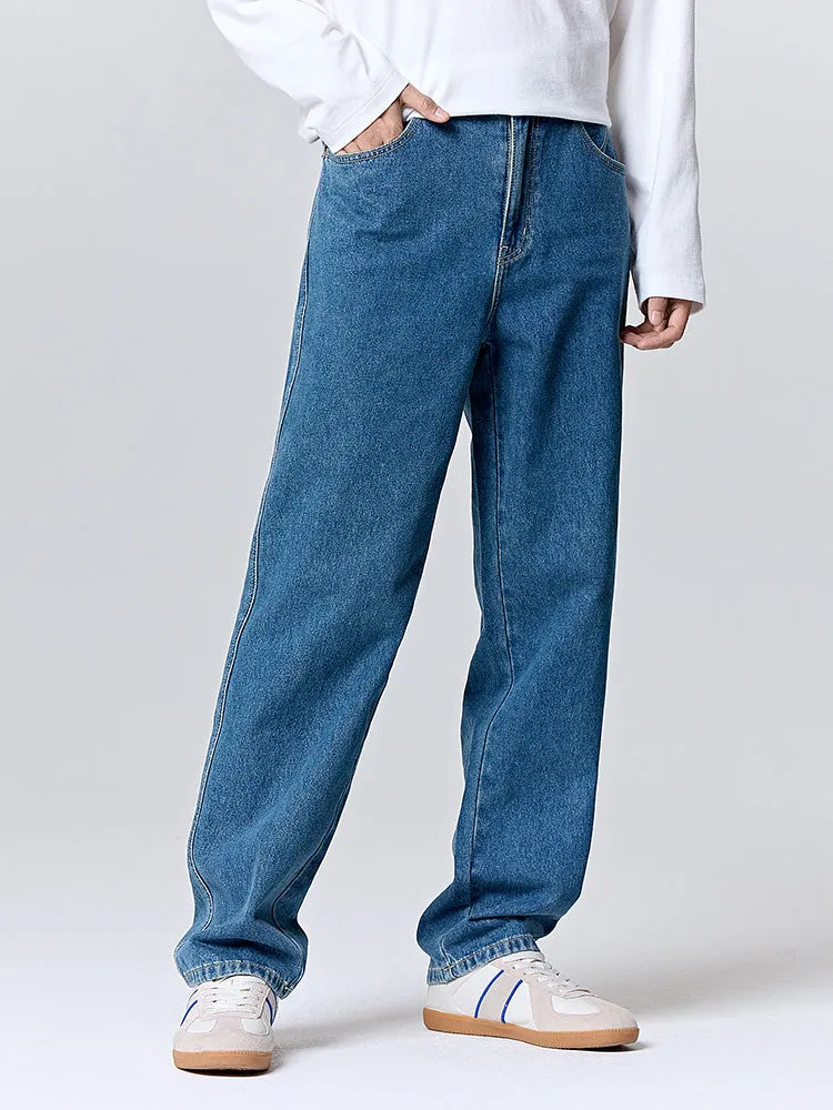 Men's brown straight pants