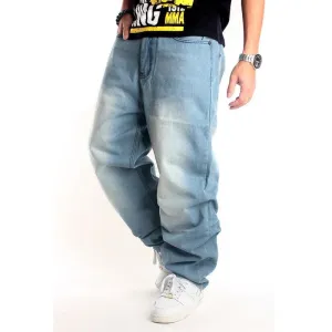 Men's Loose Baggy Style Jeans Light Blue