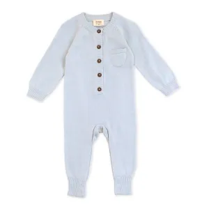 Milan Button Baby Jumpsuit (Sweater Knit)