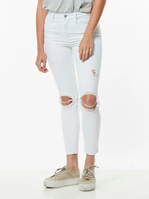 Riders Mid Ankle Skimmer Decon White