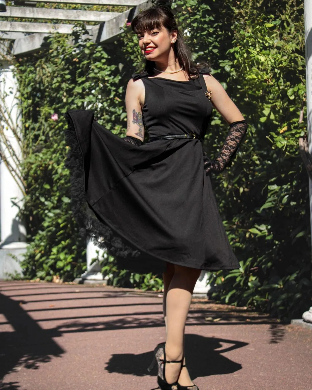 Seckill Offer⌛Sleeveless A Line Dress Vintage Cocktail Party Dress Swing Dress for Wedding Guest