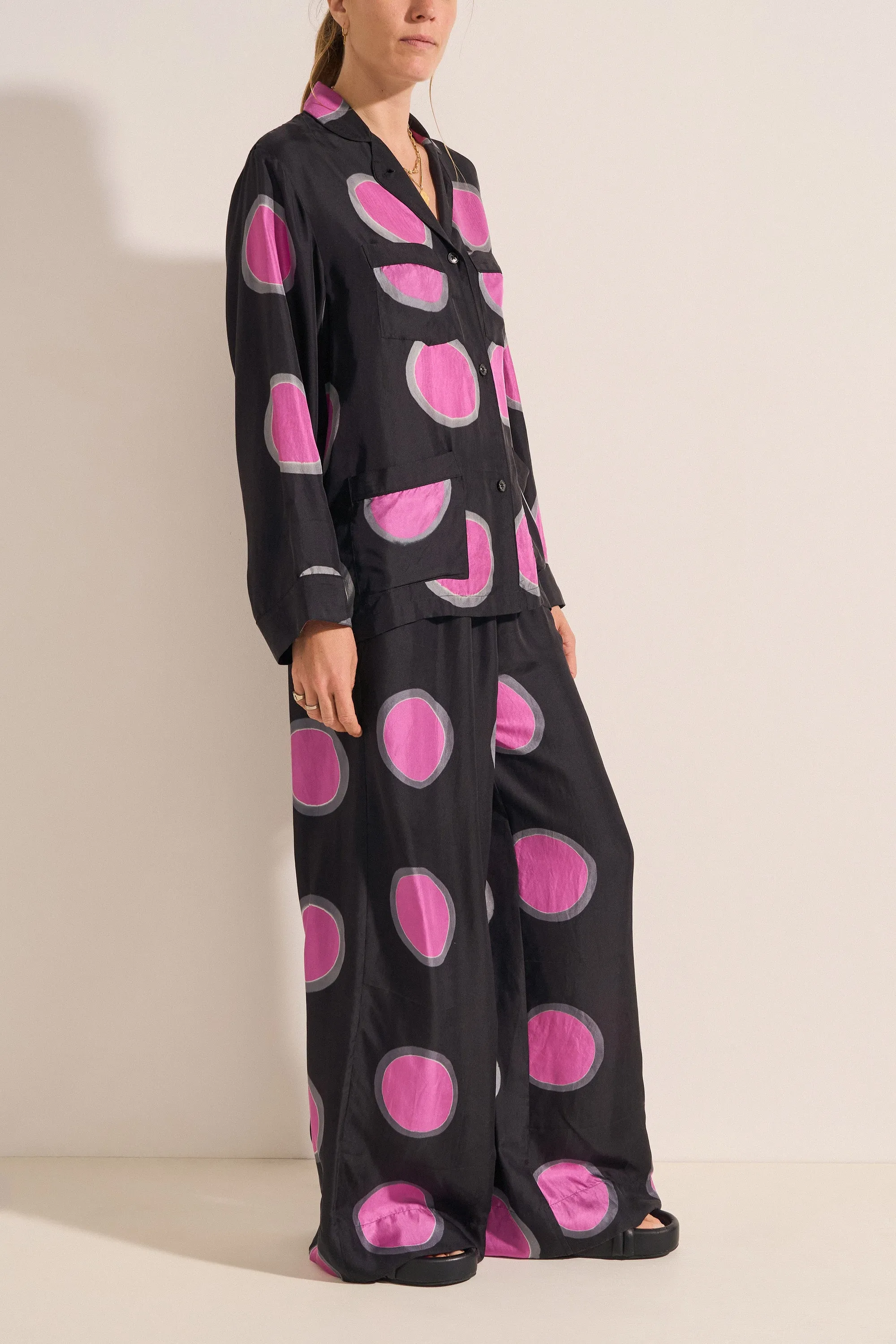 Thalia Kusama Dot Silk Shirt