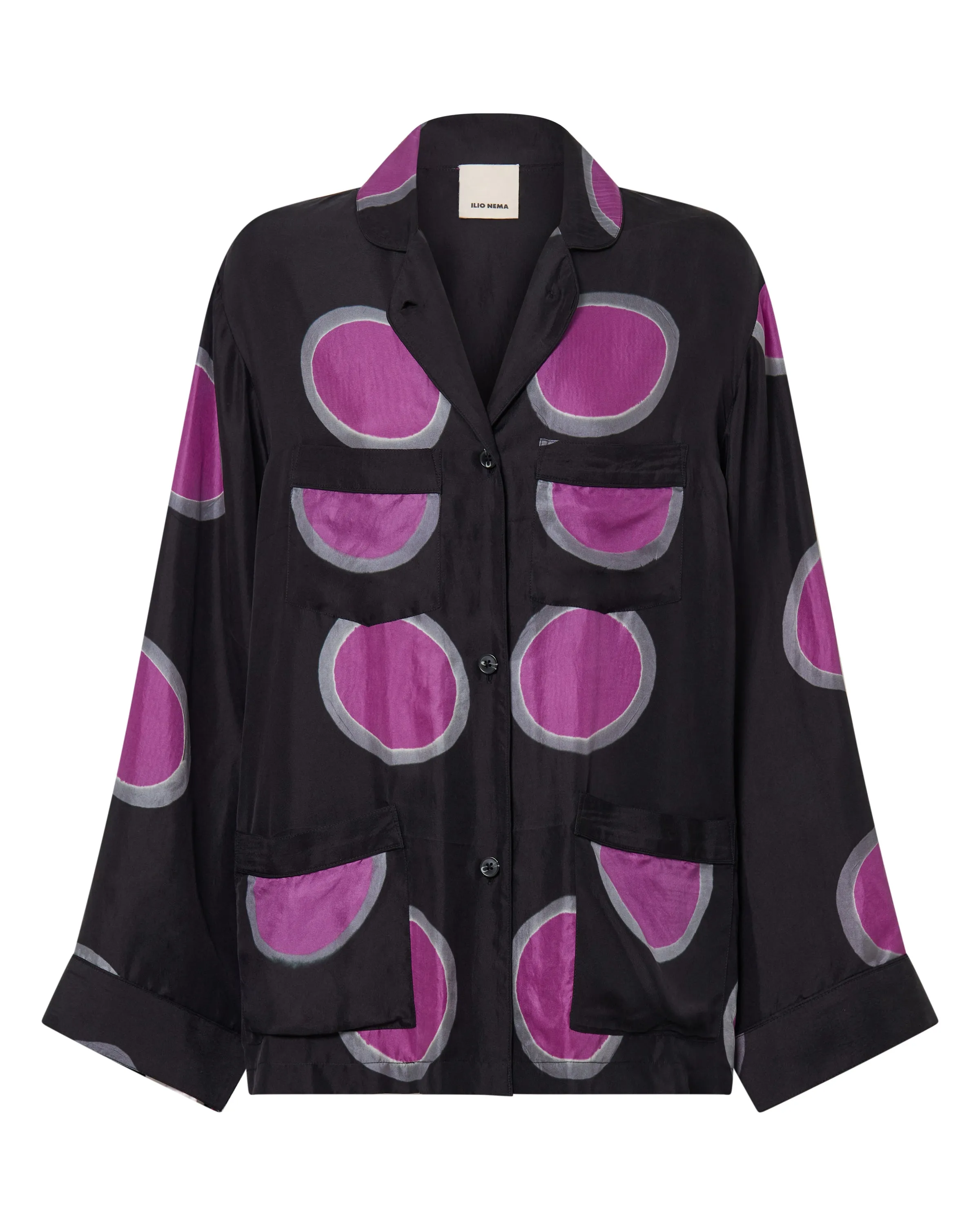 Thalia Kusama Dot Silk Shirt