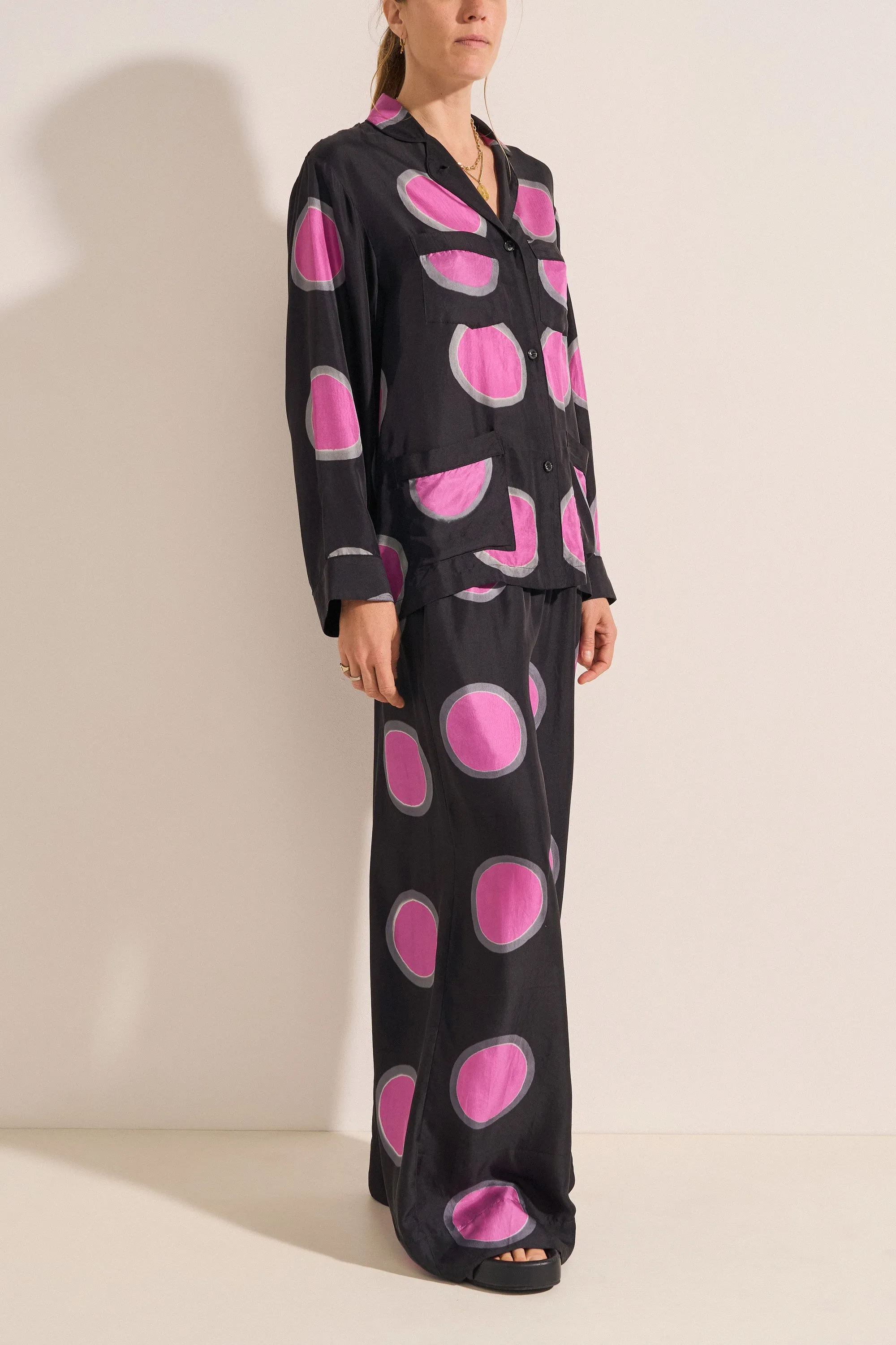 Thalia Kusama Dot Silk Shirt