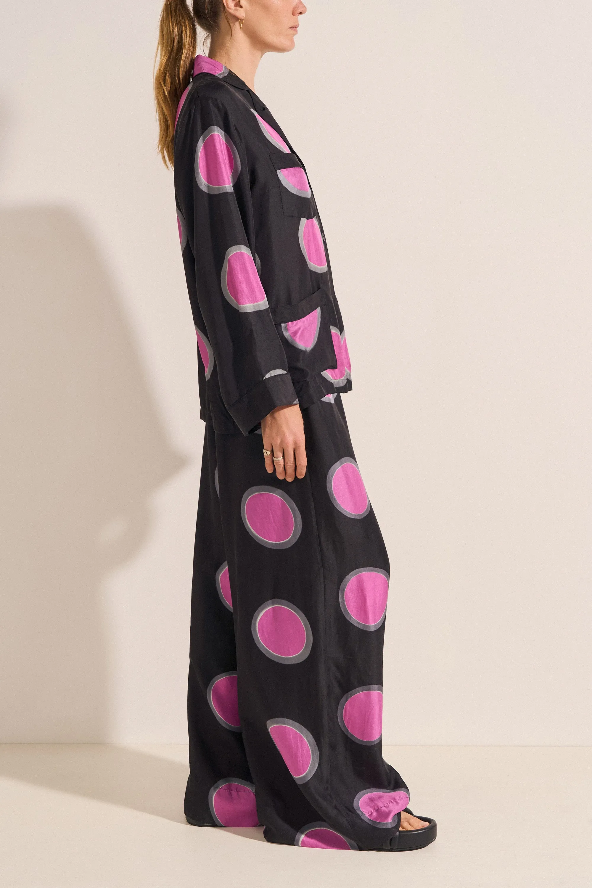 Thalia Kusama Dot Silk Shirt