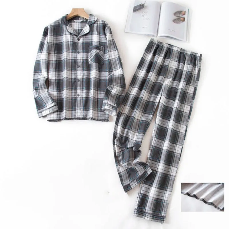 The Long Winter Plaid Pajama Suit