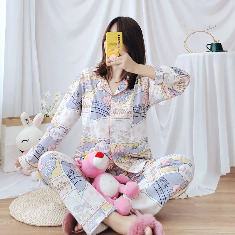 Thin Cotton Pajama Set