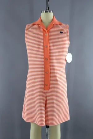 Vintage Izod Chemise Lacoste Romper Playsuit