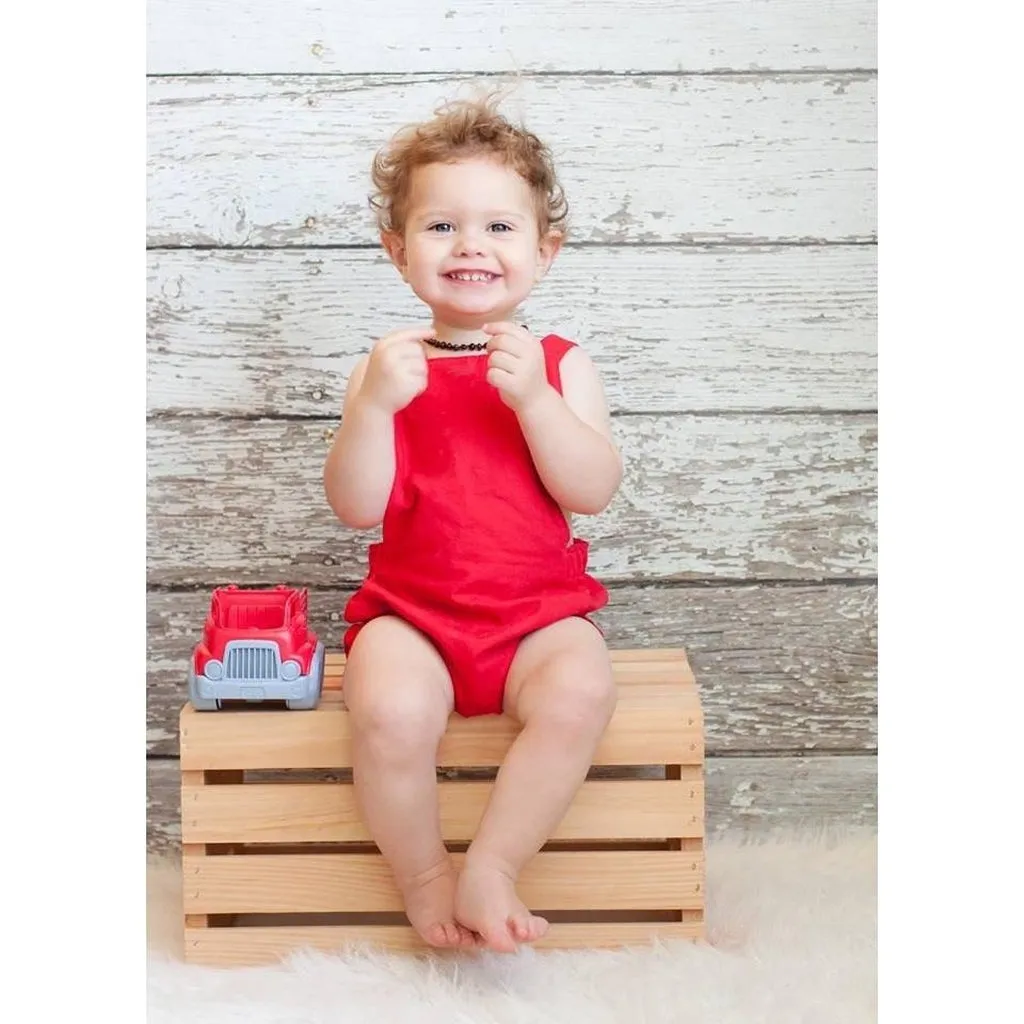 White Boho Baby Romper