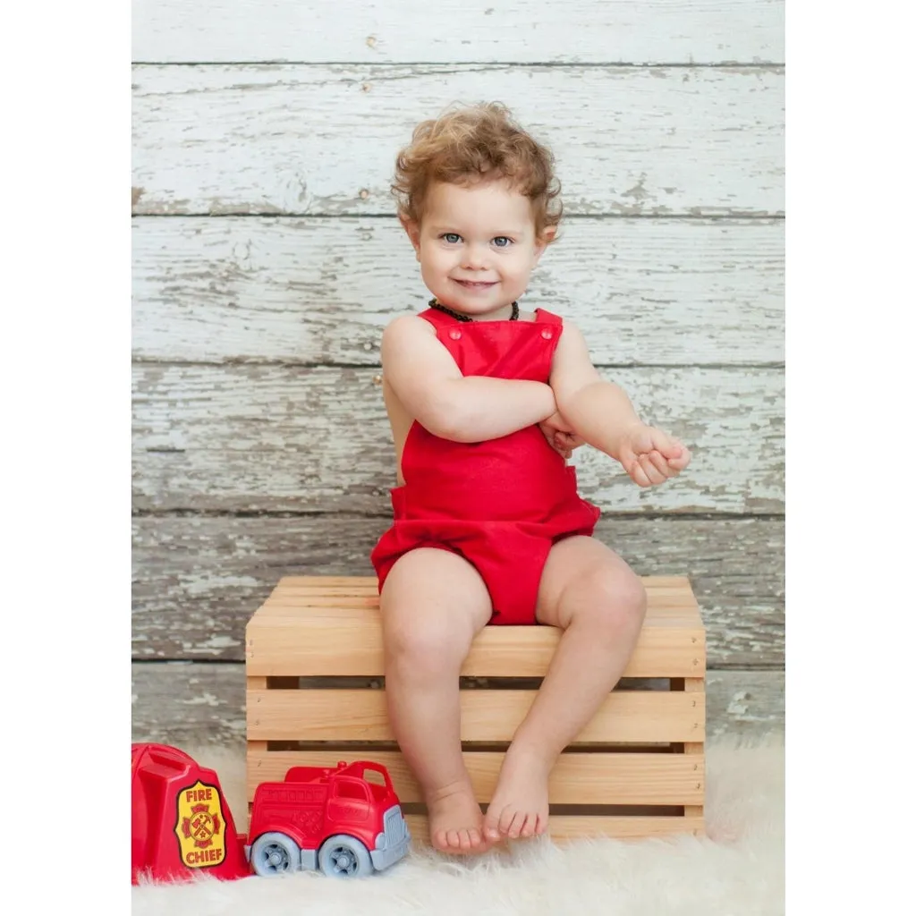 White Boho Baby Romper