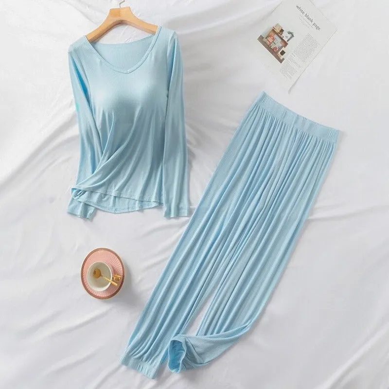 Women's Cotton Threaded Pajamas