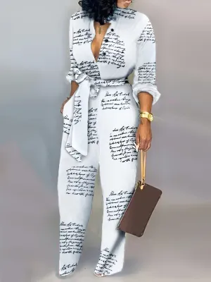 Women's Long Sleeve Knee Length Elegant Print Dress; Elegant Wrap V-Neck Homecoming Cocktail Party Dress Cocktail Party