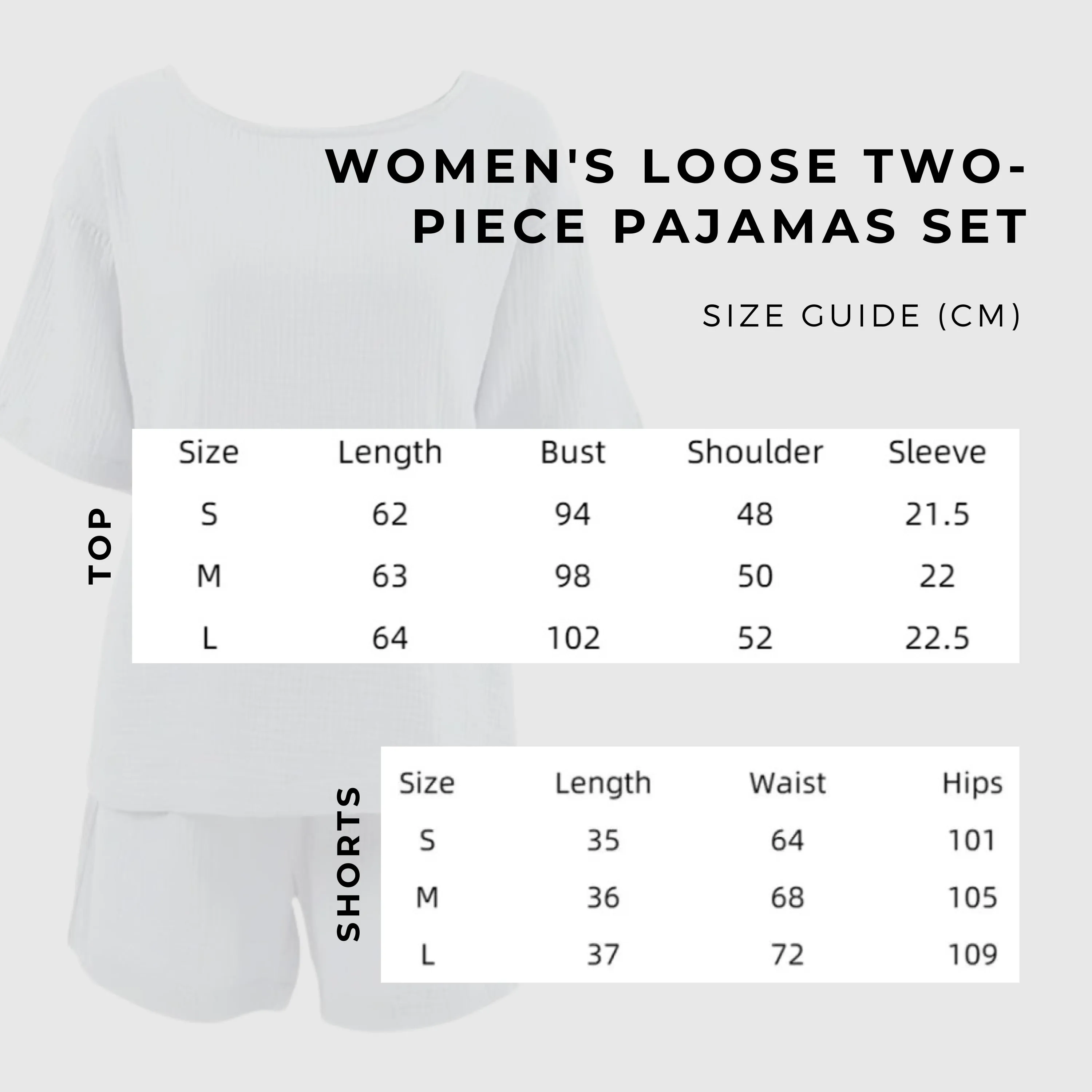 Women's Loose Double-layer Gauze Short-sleeved Shirt and Shorts Two-piece Pajamas Set